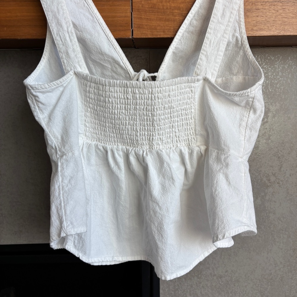 Free People Mika Tank Top in White, Size L - Picture 12 of 13
